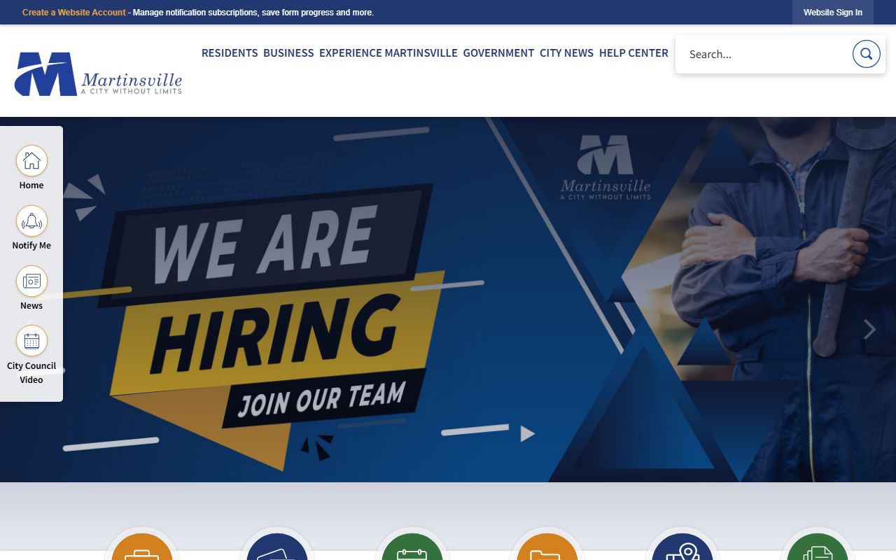 Martinsville city government portal for marriage records reference