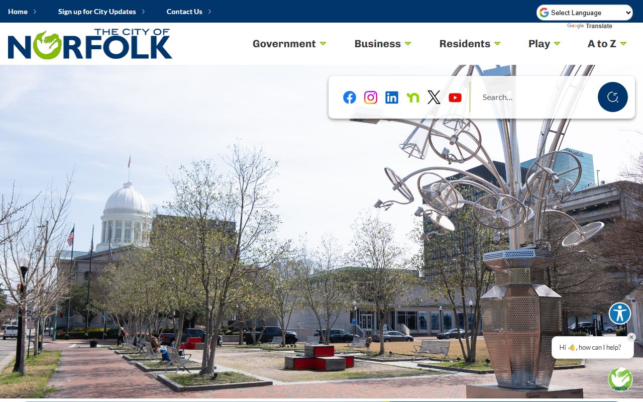 Norfolk city government portal for marriage records information