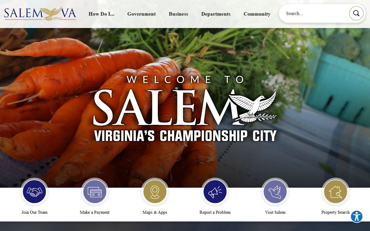 Salem city government portal for marriage records information