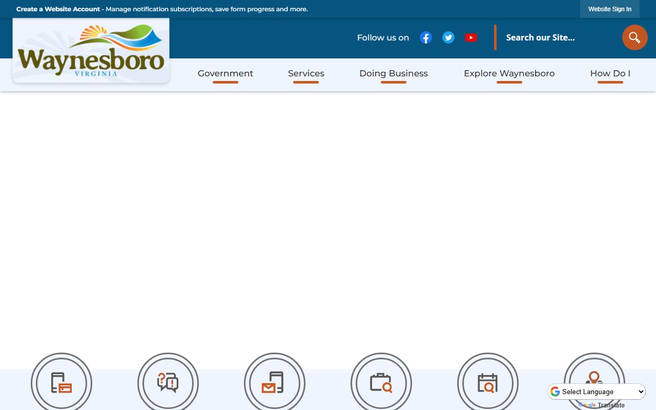 Waynesboro city government portal for marriage records reference