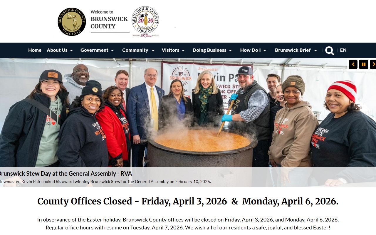 Brunswick County Government portal marriage records