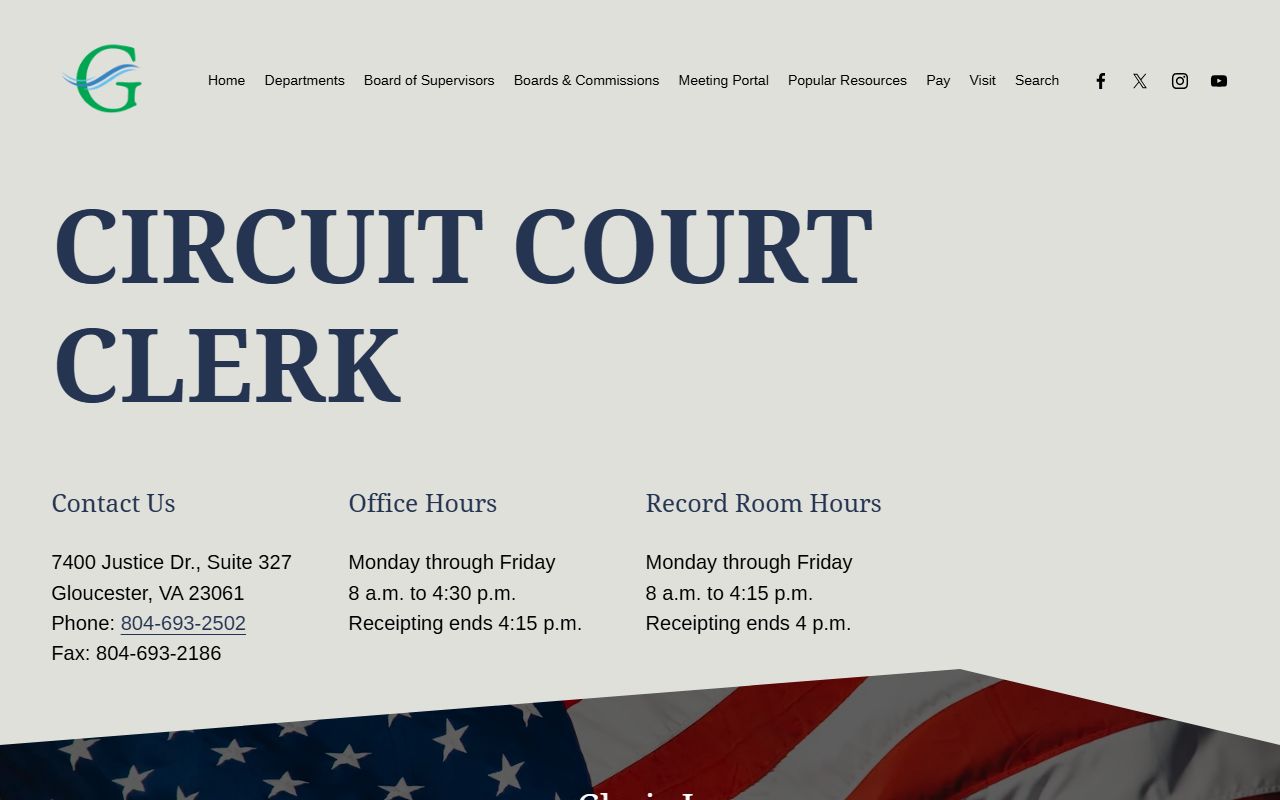 Gloucester County marriage records - Gloucester County Circuit Court Clerk