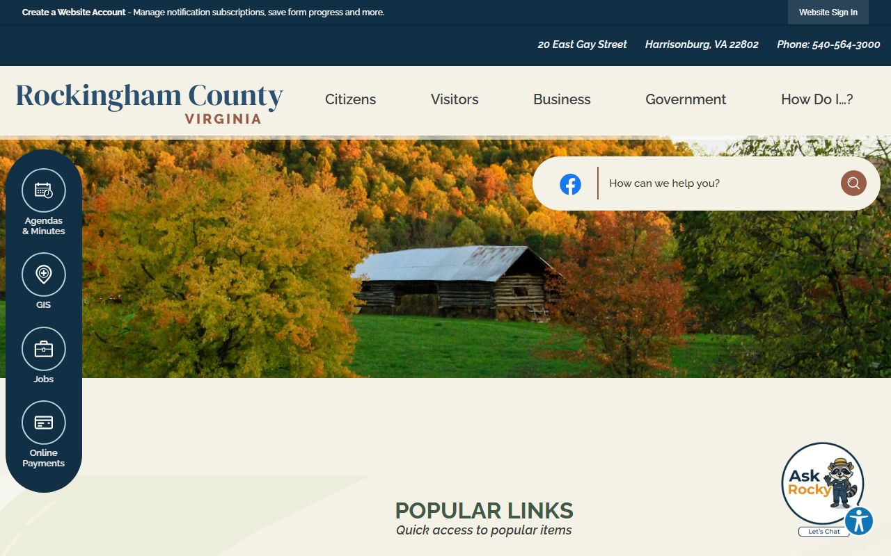 Rockingham County Government portal - marriage records