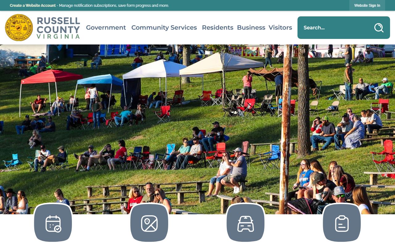 Russell County Government portal - marriage records resources